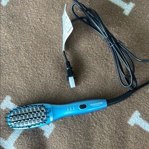 BaBylissPRO Blue Hair Straightening Brush
